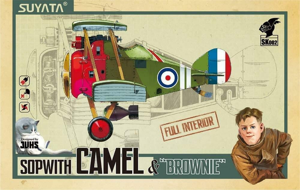 Suyata 1/24 Sopwith Camel and Brownie SK002
